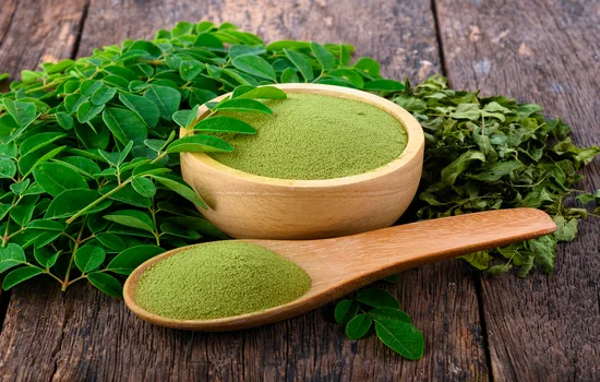 A Chemical Structure of Moringa Powder