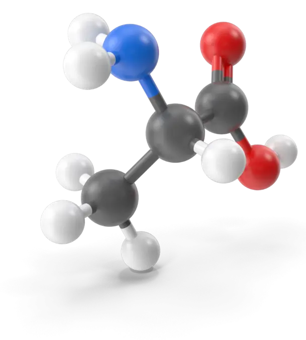 A Chemical Structure of Alanine-L