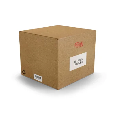 Box of Vivion's wholesale Alfalfa Powder.