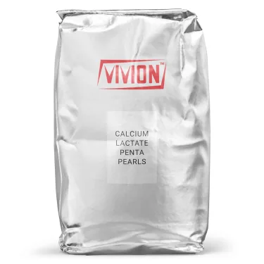 A bag of Vivion's wholesale Calcium Lactate Penta Pearls.