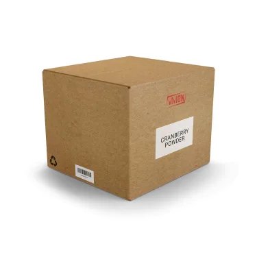 Box of Vivion's wholesale Cranberry Powder.