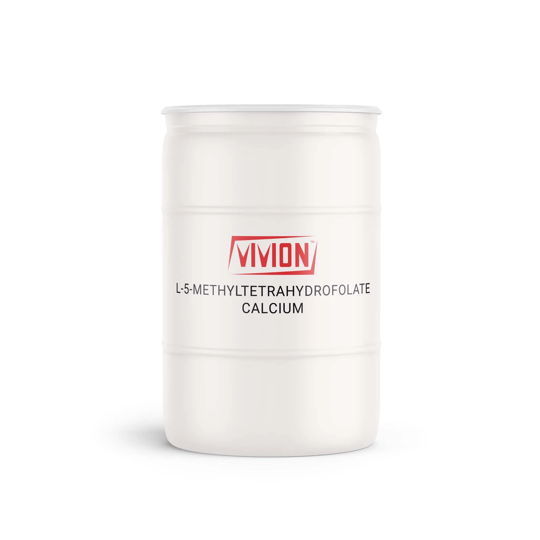 A barrel of Vivion's wholesale L-5-Methyltetrahydrofolate Calcium.