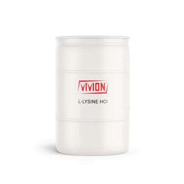 A barrel of Vivion's wholesale L-Lysine HCl.