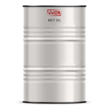 A metal barrel of Vivion's wholesale MCT Oil.