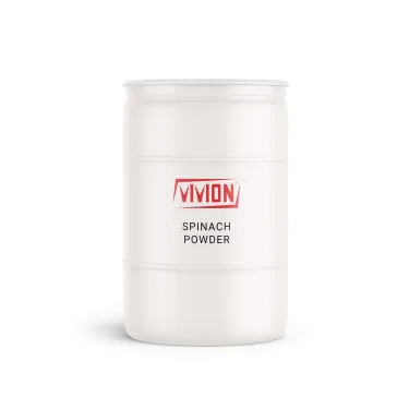 A barrel of Vivion's wholesale Spinach Powder.