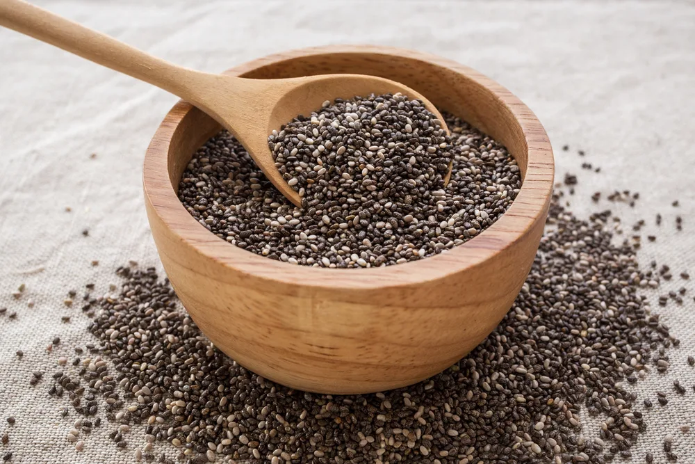 A Chemical Structure of Chia Seed Powder