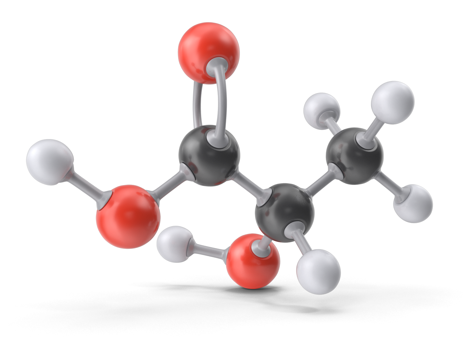 A Chemical Structure of Lactic Acid