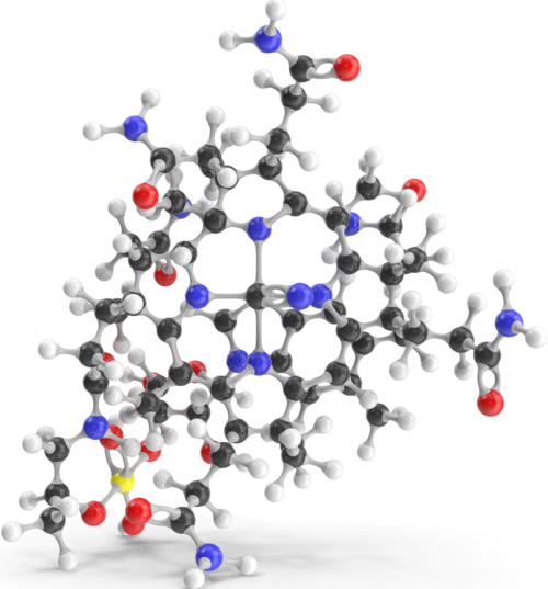 A Chemical Structure of Cyanocobalamin