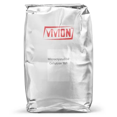 A bag of Vivion's wholesale Microcrystalline Cellulose 101.